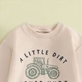 thumbnail image 6 of TOWED22 Toddler Baby Boy Fall Winter Outfits Print Long Sleeves Sweatshirt Elastic Pants 2pcs Set Casual Clothes Clothing(Green,6-12 M), 6 of 6