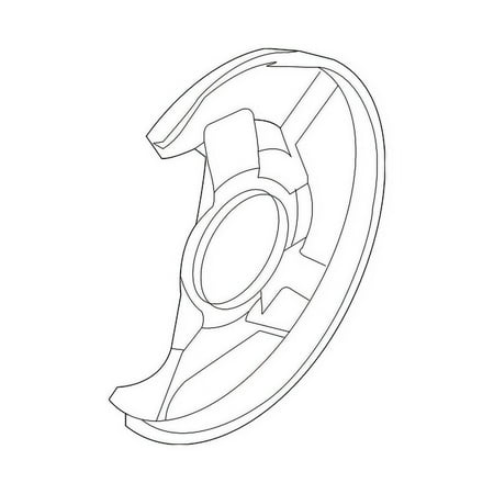 Genuine OE Mazda Splash Shield - L206-33-261D