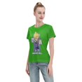 thumbnail image 4 of Women's Basic Short Sleeve T-Shirt Super Saiyan, 4 of 6
