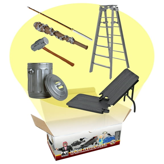 Starter Accessory Set for WWE & AEW Wrestling Action Figures [Version 1]