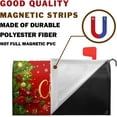 thumbnail image 2 of Merry Christm Mailbox Cover Winter Snowflake Xmas Magnetic Mailbox Covers 21" X 18" Bells Mail Box Covers Magnetic Standard Size for Yard Home Decor, 2 of 6