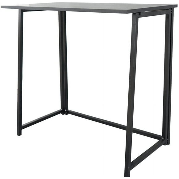 32 Inch Computer Desk, Home Office Desk, Modern Work Desk, Writing Desk for Small Space, Simple Desk for Home Use & Office, PC Table, Gaming Desk, Space-Saving Workstation, Black