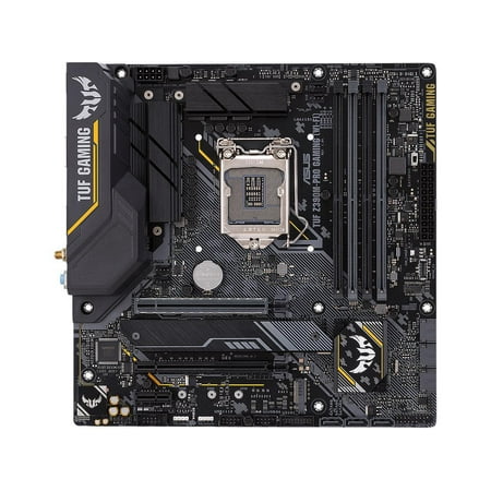 ASUS TUF Z390M-Pro Gaming LGA1151 (Intel 8th and 9th Gen) DDR4 DP HDMI M.2 Z390 Micro ATX (mATX) Motherboard with Onboard 802.11 ac Wi-Fi and USB 3.1