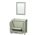 thumbnail image 3 of Wyndham Collection Sheffield 35" No Sink Wood Single Bathroom Vanity in Espresso, 3 of 7