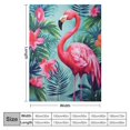 thumbnail image 5 of Jiayy Flamingo Throw Blanket, Adorable Super-Soft Extra-Large Flamingo Blanket for Girls, Teens, Women, and Kids, Cute Flamingo BlanketWarm and Cozy Throw for Travelling, Bed or Couch, 5 of 7