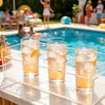 thumbnail image 1 of SHOWERORO Portavasos Acrílico Transparente Con Soporte Para Bebidas Frías Ideal Para Barras Y Hogar, 1 of 8