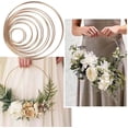 thumbnail image 4 of 14Pcs Gold Metal Dream Catcher Rings, 2/3/ 4/5/ 6 Inch Metal Rings Hoops Metal Macrame Rings Metal Floral Hoop, 4 of 4