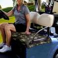 thumbnail image 3 of Renewold Summer Golf Cart Seat Cover Lightweight Golf Cart Seat Blanket Keeps Seat Cool & Comfort Fits for Most 2-Seat Golf Carts, Gold Sun Moon Star Print, 3 of 5