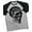 T-Shirt Heather Grey, variant on GYMISH RAGLAN Skull Plate Workout Gym T-Shirt – Funny Gym Shirt for Men, Men's Fitness Tee, Weightlifting & Bodybuilding Apparel