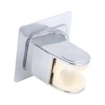 thumbnail image 2 of Soporte para cabezal de ducha de mano autoadhesivo, soporte para varilla de ducha de ángulo ajustable, soporte para brazo de ducha para montaje en pared de baño, Abs, cromado, 2 of 5