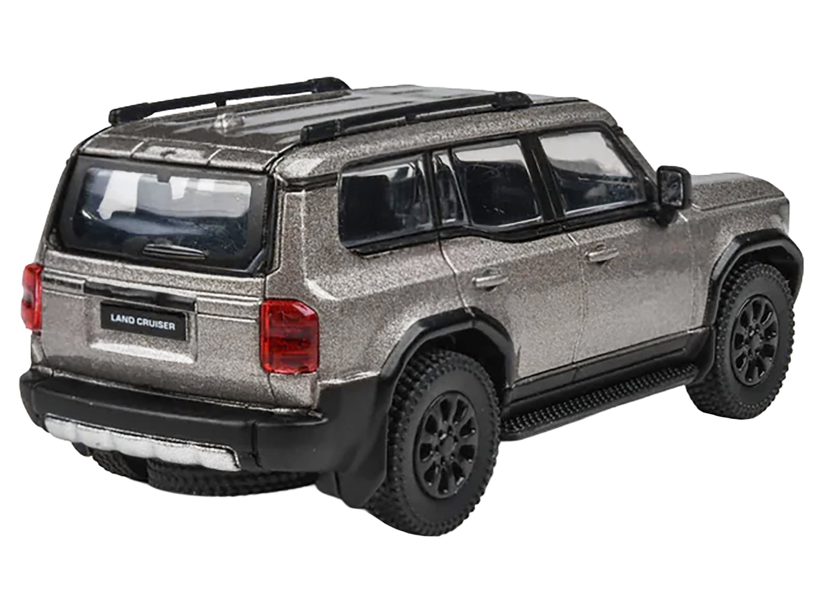 2024 Toyota Land Cruiser 250 Prado Meteor Shower Silver Metallic 1/64 Die Cast Model Car by Paragon