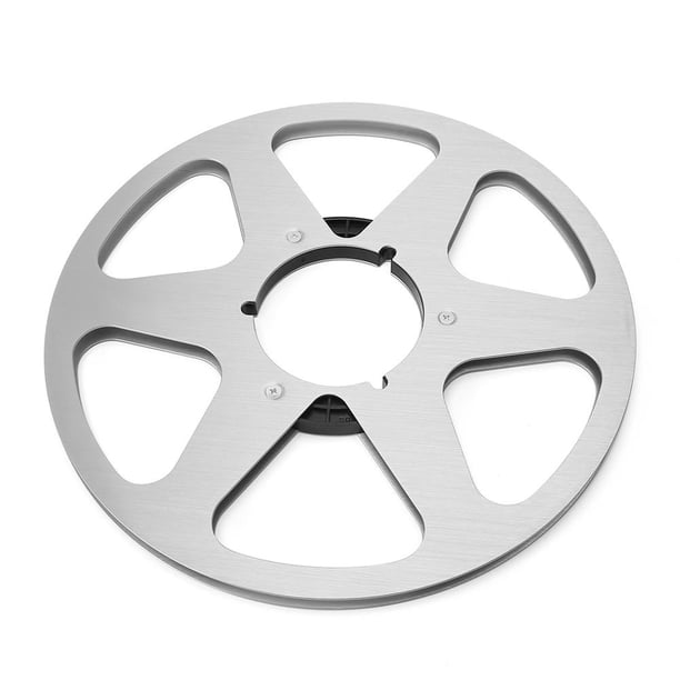 Carrete de cinta vacío 1/4 10 pulgadas Universal para Studer ReVox/TEAC/BASF ((6 agujeros plateado Ndcxsfigh Para estrenar