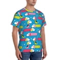 thumbnail image 5 of Rocae Color Dachshund Dog for Men's Moisture-Wicking Crew Tee - T-Shirt for Sports, Outdoor Activities, and Casual WearSmall, 5 of 9
