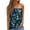 Blue, variant on Women Summer Tops Women Casual Vacation Holiday Printing Bandeau Strapless Tank Sleeveless Summer Top Camisole Juniors Camisole Sleeping Bra Tops for with Support Blank for Printing Button Black 2XL
