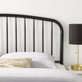 thumbnail image 6 of Headboard, King Size, Metal, Black, Modern Contemporary Urban Design, Bedroom Master Guest Suite, 6 of 6