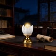 thumbnail image 4 of Sokhug Flameless LED Lotus Candle Night Light for Home Holiday Decor, 5.51x2.95 Inches, White, 4 of 6