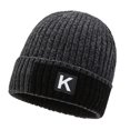 thumbnail image 2 of Gorro de algodón NQ Gorro de punto simple para hombre con forro polar, 2 of 4
