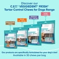 thumbnail image 6 of Virbac C.E.T. VeggieDent Fresh Dental Chews for Dogs, Medium, 30 Ct, 6 of 7