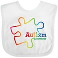 thumbnail image 3 of Inktastic Rainbow Gradient Autism Boys or Girls Baby Bib, 3 of 4