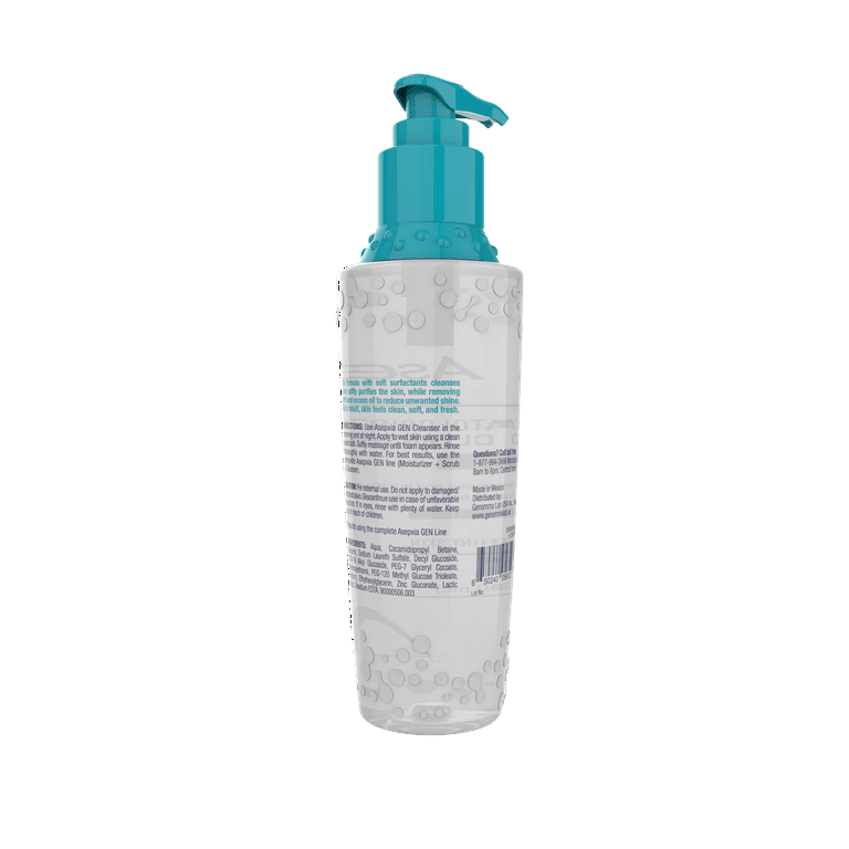 Asepxia GEN Facial Gel Cleanser for Oily Skin 6.7 oz. Walmart