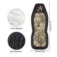 thumbnail image 7 of XYZCANDO Hummingbirds Front Car Seat Cover Comfortable Camo Forest Automobile Front Seat Covers Stretch Polyester Fabric Cover Easy to Install and Clean for Cars SUV Sedans, 7 of 7