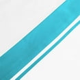 thumbnail image 3 of DNG Creations 4 Piece Two Tone Sheet Set 100% Egyptian Cotton, 800 Threads Count - 8 Inch Deep Pocket ( Solid White/Turquoise - Twin ), 3 of 4
