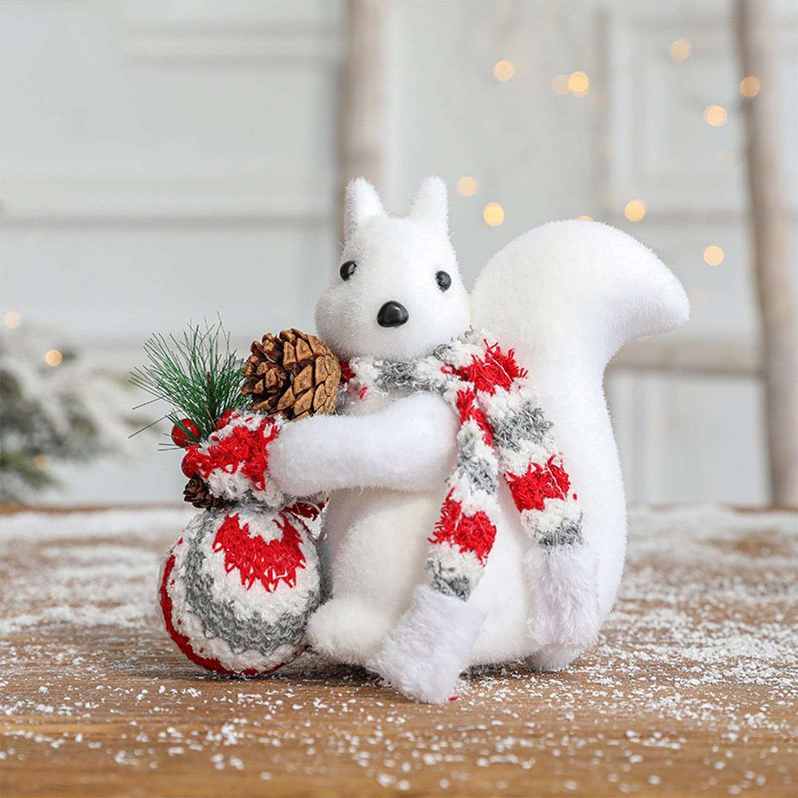 Rovga Christmas Decorations Snowman Sledge Elks Squirrel Polar ...