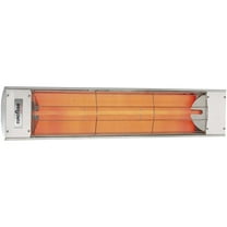 Eurofase Heating - 2000 Watt Single Element 39 Inch Electric Patio Heater-240 Voltage-Stainless Steel Finish-No Fascia Decorative Fascia