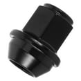 thumbnail image 5 of FUTUREORYY 1Pack Lug Nuts Cap Black Alloy Steel for Car Wheel Lock Everyday Driving 14x1 5, 5 of 8