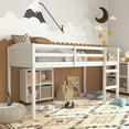 thumbnail image 2 of Living Essentials by Hillsdale Alexis Wood Arch Twin Jr. Loft Bed, White, 2 of 14