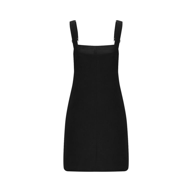 Xysaqa Women's Corduroy Cute Jumper Dress Pinafore Bib Xysaqa Women's Corduroy Cute Jumper Dress Pinafore Bib