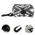thumbnail image 3 of Miangastore Pet Waste Bag Dispenser Black and White Checkered Pattern 1Set 3.9X2.0X2.2In, 3 of 8