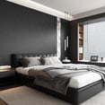thumbnail image 3 of 15.7" X 118" Black Silk Wallpaper Embossed Self Adhesive Peel and Stick Wallpaper Contact Paper Removable Waterproof Kitchen Vinyl Wrap Cabinet Furniture Textured Renter Friendly Wall Gift Paper, 3 of 9