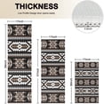 thumbnail image 4 of Brown Triangular Geometric Pattern Kitchen Rugs Sets Of 3,Kitchen Runner Rugs Non Skid Washable,Decorative Kitchen Floor Mats for Kitchen,Sink,Laundry,17"x30"+ 17"x47" + 17"x59", 4 of 6
