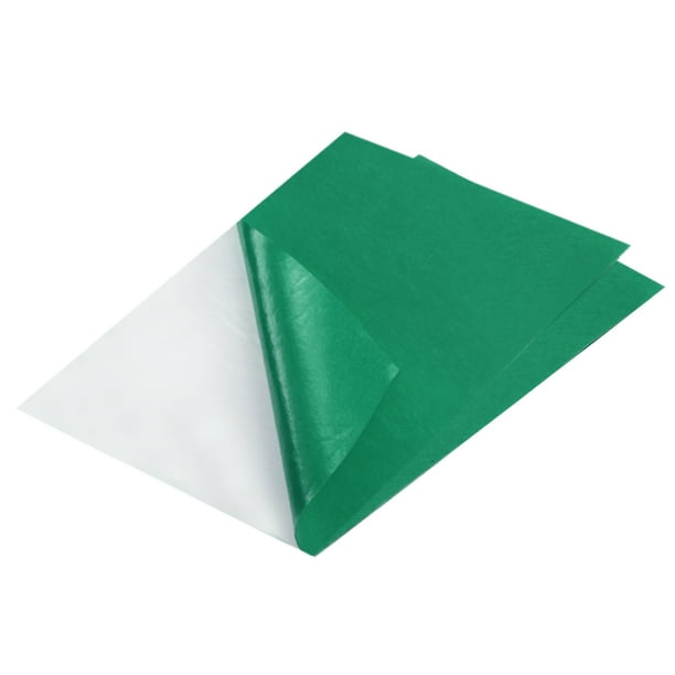 Hojas de fieltro adhesivas Uxcell de 45cmx30cm, autoadhesivas, verdes para manualidades, 2 piezas