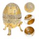 thumbnail image 2 of Jewelry-rings Antique Jewelry Box Vintage Trinket Box Easter Candy Box Easter Egg Metal Ring Storage Box, 2 of 4
