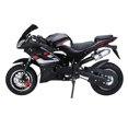thumbnail image 2 of Floseru 49cc 4 Stroke Pocket Bike Mini Motorcycle for Kids Gas Motorbike With Strong Dual Brake, Racing Max Speed 25MPH, Dual Headlights, 2 of 10