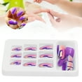 thumbnail image 2 of 24pcs Fashionable Fake Nails Detachable Bright Color False Nail Patch Full Cover Nail Art Tips03, 2 of 5