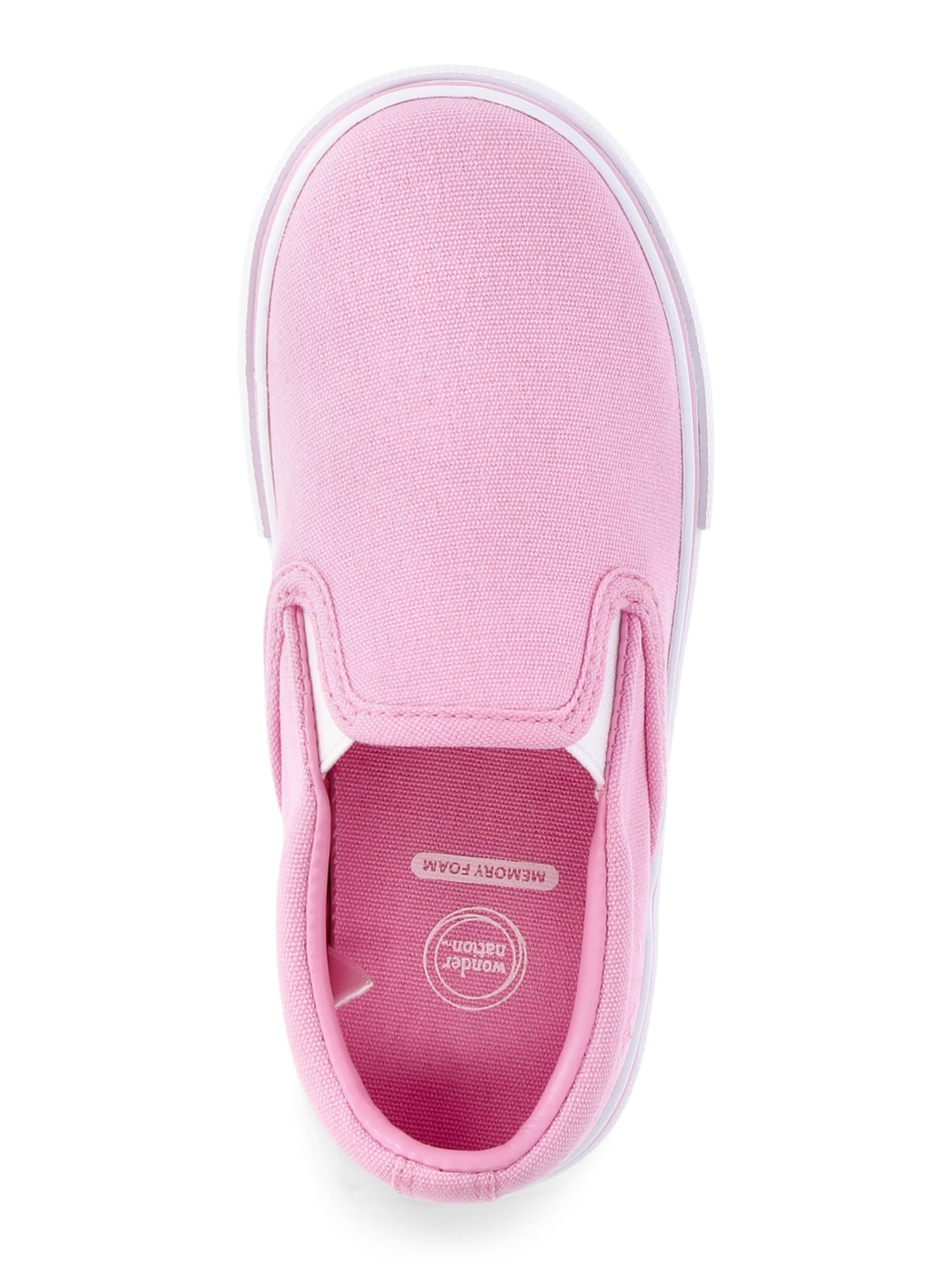 Wonder Nation Girls Slip-On Sneakers