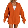 thumbnail image 2 of Zip Up Hoodies for Women 2025 Long Sleeve Full Zipper Zip Up Hoodie with Pockets Hooded Sweatshirt Women Jacket, 2 of 8