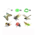 thumbnail image 2 of IMENGL Puzzle Simulation Wild Learning Plastic Toy Model 6PCS World Figures Education Activities for Toddlers 1-3,Toddler Magnets for Refrigerator,Animal Matching Game Head And Tails,Thick It,Alphab, 2 of 7