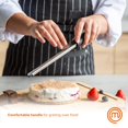 thumbnail image 3 of Rallador de alimentos MasterChef, rallador de limón, acero inoxidable, 30 cm, 3 of 7