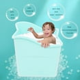 thumbnail image 2 of Home Portable Bathtub,Foldable Mini Bathtub for Children,Kids Folding Water Tub Sauna Spa Soaking Bath Bathtub Collapsible Bathtub -22.45gal, 2 of 11