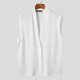 thumbnail image 3 of INCERUN Tops 2024 estilo coreano moda nuevos hombres diseño de rayas camisas verano casual streetwear gran oferta cárdigan sin mangas S-5XL, 3 of 5