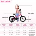 thumbnail image 5 of OLAKIDS Kids Bike, 12 14 16 18 Inch Toddlers Bike with Training Wheels Safety Bell Adjustable Seat and Handlebar, Handbrake and Coaster Brake, Children's Bicycle for Boys Girls, 5 of 9