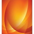 thumbnail image 3 of Ambesonne Orange Duvet Cover Set, Colorful Twist Lines, Twin, Dark Orange and Yellow, 3 of 3