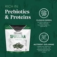 thumbnail image 4 of Probase Nutrition Organic Spirulina Supplement, 3000MG Per Serving, 720 Tablets (4 Month Supply), No Filler & Non-GMO, Rich in Vegan Protein, Vitamins & Prebiotics, Premium Spirulina Pills, 4 of 8