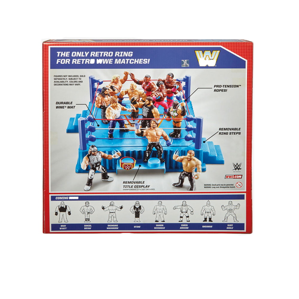 WWE FMJ11 Official Retro Ring Playset 