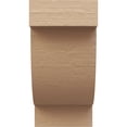 thumbnail image 2 of 12"W x 12"D x 24"H Wide Alpine Rough Cedar Woodgrain TimberThane Corbel, Primed Tan, 2 of 6