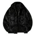 thumbnail image 3 of Sweatshirt for Men Stand Up Collar Fleece Casual Jacket Solid Color Plus Fleece Stand Up Collar Cardigan Jacket Long Sleeved Stand Up Collar Top/shirt Fall Fashion Essential Sweatshirt, 3 of 3